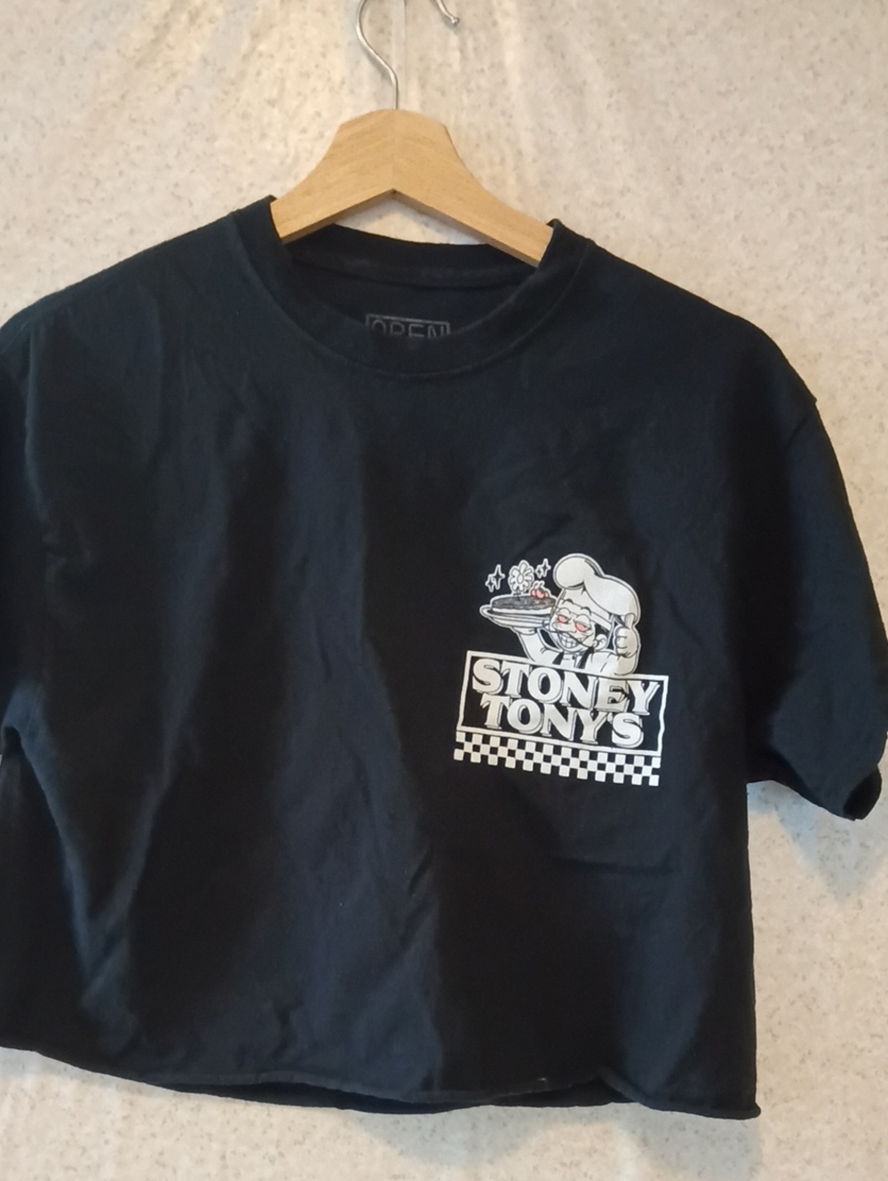 Black Graphic Short Sleeve Tee